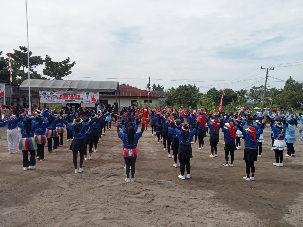 Perlombaan Senam Sehat Aisah Penuh Semangat HUT RI ke-80 Tahun 2025