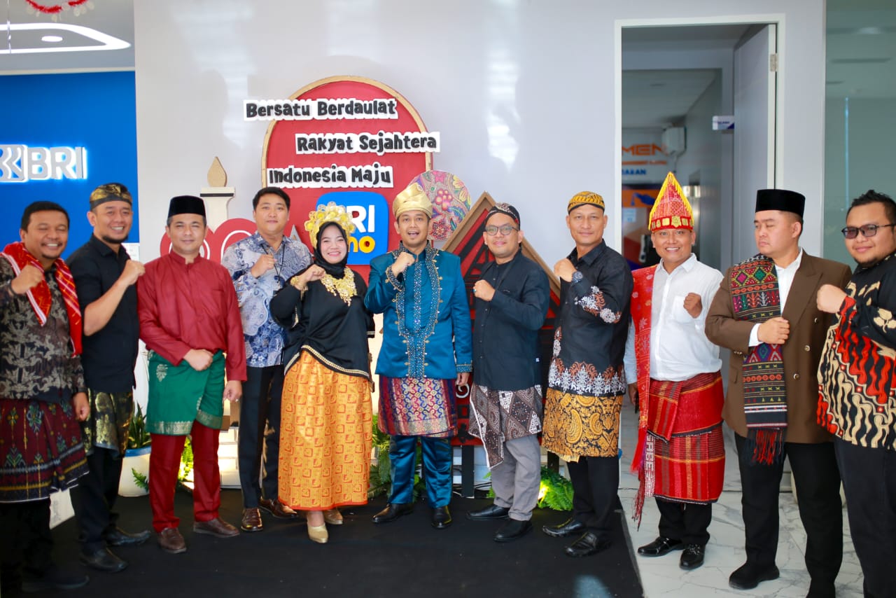 BRI BO Kisaran Gelar Upacara HUT RI ke-80 dengan Dresscode Wastra Nusantara