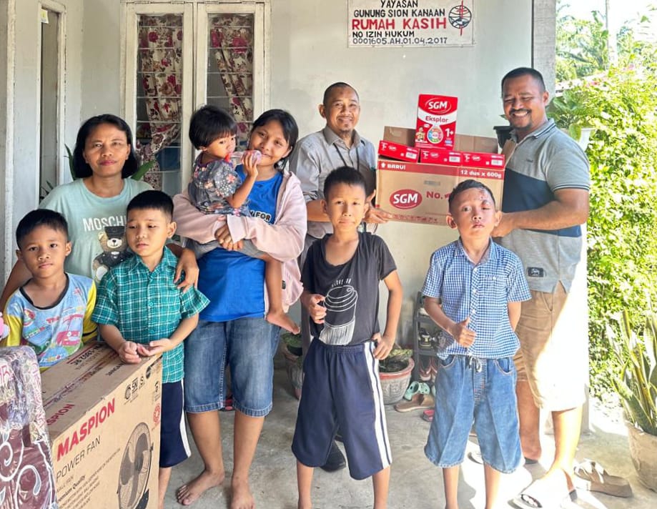 BRI BO Kisaran Berikan Bantuan Kepada Yayasan Gunung Sion Kanaan “Rumah Kasih”